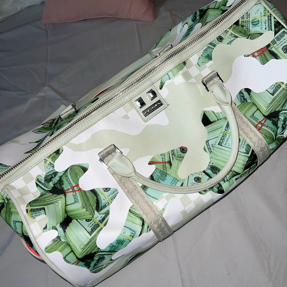 Sprayground Money Duffel Bag